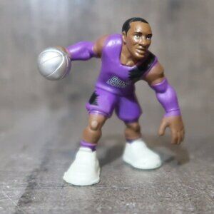 Space Jam Goon Squad Basketball Player Toy 2" Silver Ball Purple Outfit